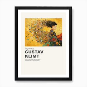 Museum Poster Inspired By Gustav Klimt 1 Art Print