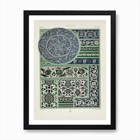 Persian Pattern, Albert Racine 2 Art Print