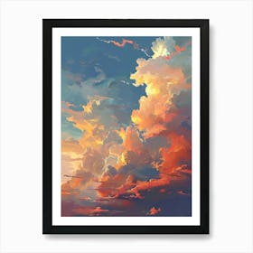 Sunset Clouds Art Print