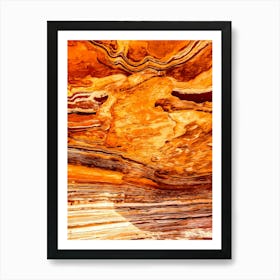 Sandstone Rock Formation Art Print