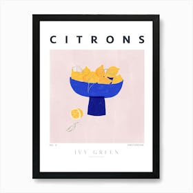 Citrons Art Print