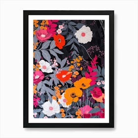 Great Japan Hokusai Japanese Flowers 1 Art Print