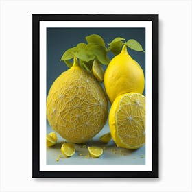 Lemons Art Print