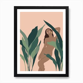 Jungle Girl 4 Art Print