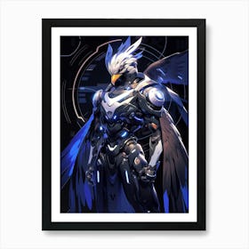 Futuristic Eagle 1 Art Print