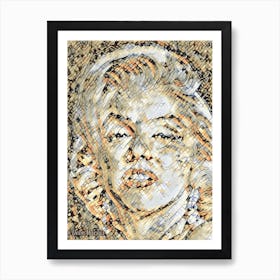 Portrait Marilyn Monroe Art Print