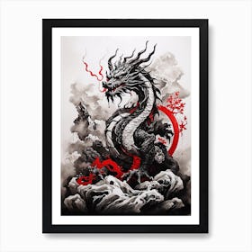 Dragon Painting Art Print