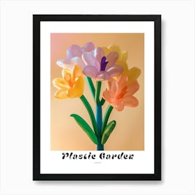 Dreamy Inflatable Flowers Poster Larkspur 3 Art Print