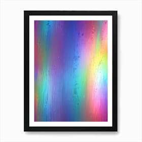 Abstract Rainbow Background 1 Art Print