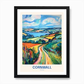 Cornwall England 9 Uk Travel Poster Art Print