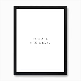 Magic Baby Art Print