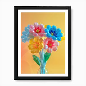 Dreamy Inflatable Flowers Forget Me Not 2 Art Print