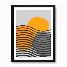 Abstract Wave Art Print