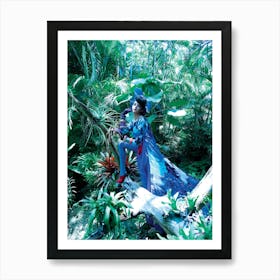 Vogue Garden  Fashion Art Print Art Print