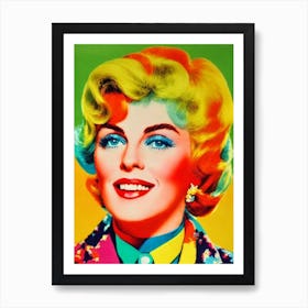 Lynn Redgrave Colourful Pop Movies Art Movies Art Print