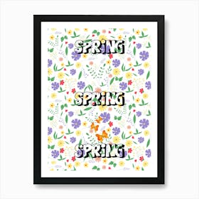 Spring Flowers 3 Art Print