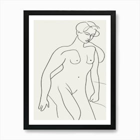Nude Drawing 1 Art Print