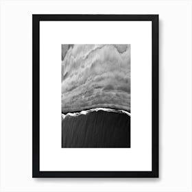 Black Ocean Art Print