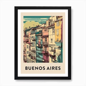 Buenos Aires 3 Vintage Travel Poster Art Print