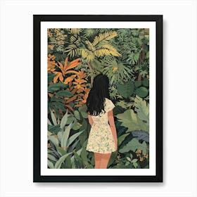 In The Garden The Huntington Botanical Gardens 3 Art Print