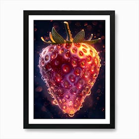 Strawberry Art Art Print