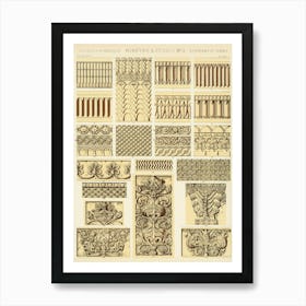 Vintage Pattern, Owen Jones              Art Print