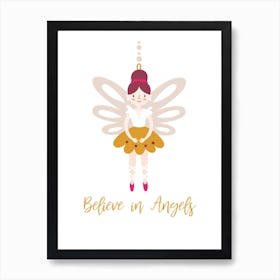 Believe In Angels Art Print