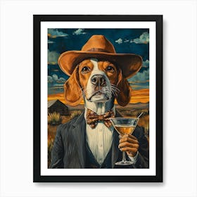 Whimsical Dogs 41 Art Print