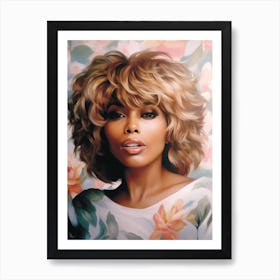 Tina Turner Kitsch Portrait 3 Art Print