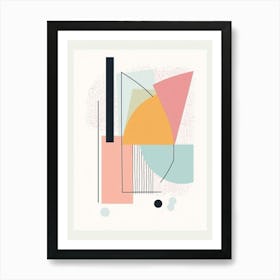 Abstract Geometric Print 1 Art Print