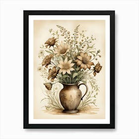 Flowers In A Vase 89 Art Print