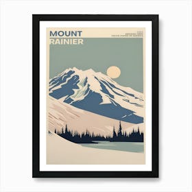 Mount Rainier Art Print