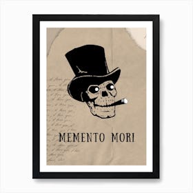 MEMENTO MORI IX Art Print