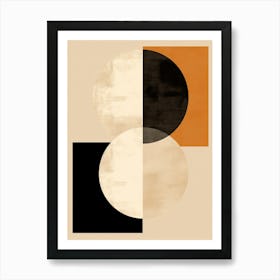 Bauhaus Inflections; Geometric Introspection Art Print