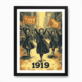 Aihrgdesign A Vintage Activist Poster Celebrating Womens Suff Bd6dd540 4991 4011 A10b D3edbbe259d7 0 Art Print