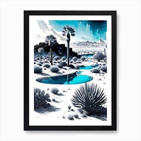 Desert Landscape 9 Art Print