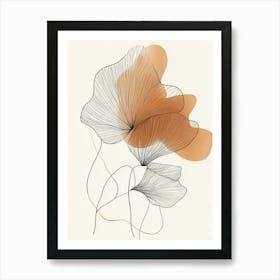 Ginkgo Leaves 6 Art Print