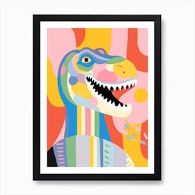 Colourful Dinosaur Plateosaurus 3 Poster