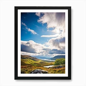 A Serene Spring Day Captured Across A Highland Landscape Easterly Horizon Kissing The Early Morning (2) Art Print