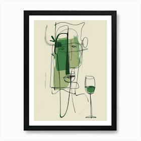 Wine Glass 4 Art Print