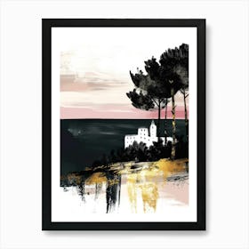 Of A House By The Sea Art Print