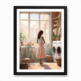 Laundry Room 3 Art Print