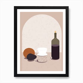 Self Isolation Essentials Still Life Art Print