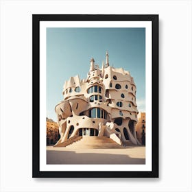 Gaudi'S House In Barcelona Art Print