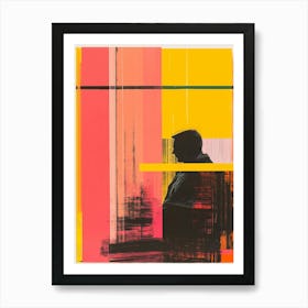 'Man In Silhouette' 1 Art Print