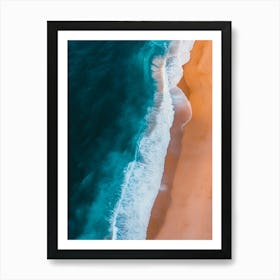 Aerial View Of A Beach 8 Art Print