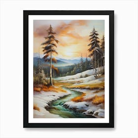 Winter Landscape 45 Art Print