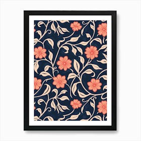 Floral Pattern 28 Art Print