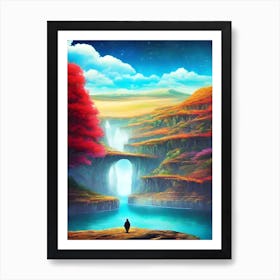 Landscape Painting, Landscape Painting, Landscape Painting 7 Art Print