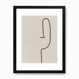 Profile Art Print